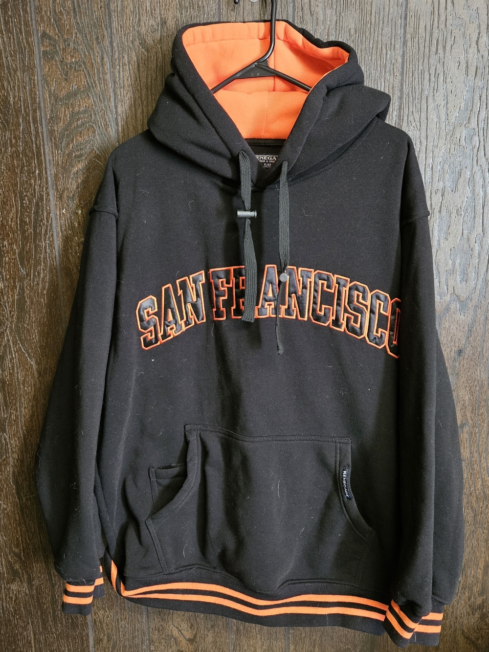 San Francisco Black & Orange Hooded Sweatshirt